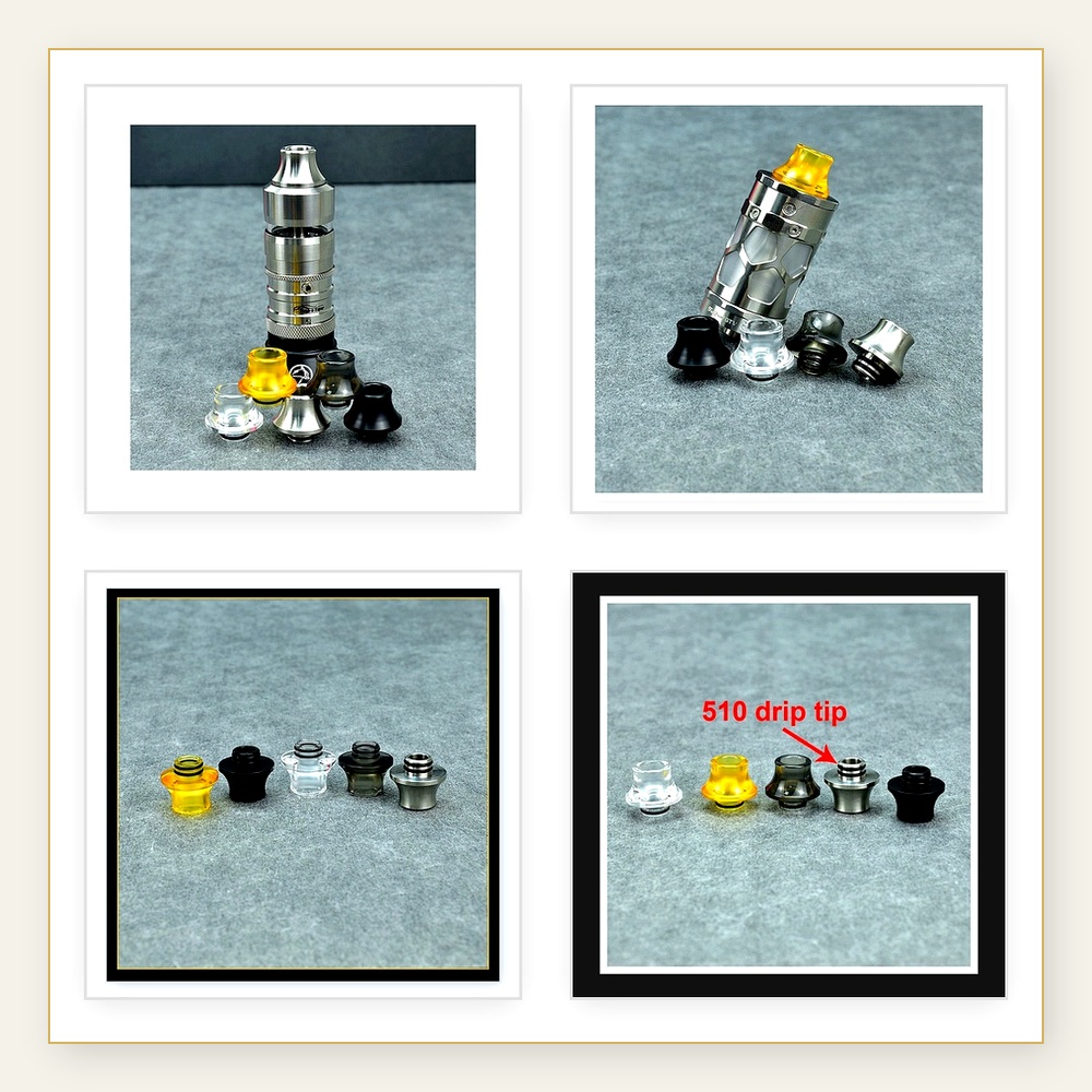 Resin Drip Tip for Taifun GT5, - Drip Tip Resin recension och pris