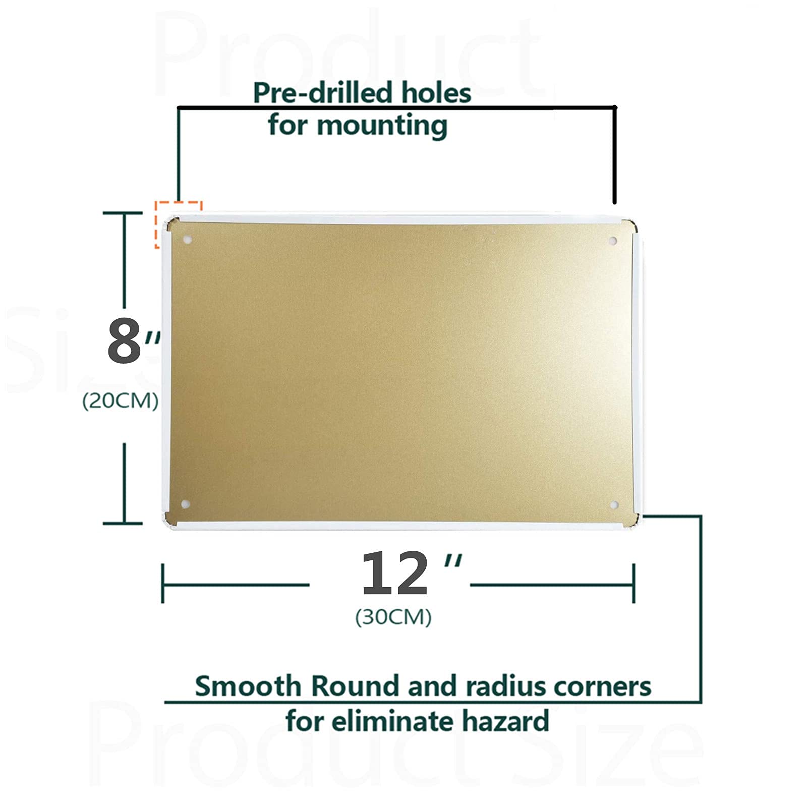 Safety Sign 12x16 Smoking Vapi - Vaping Store recension och pris