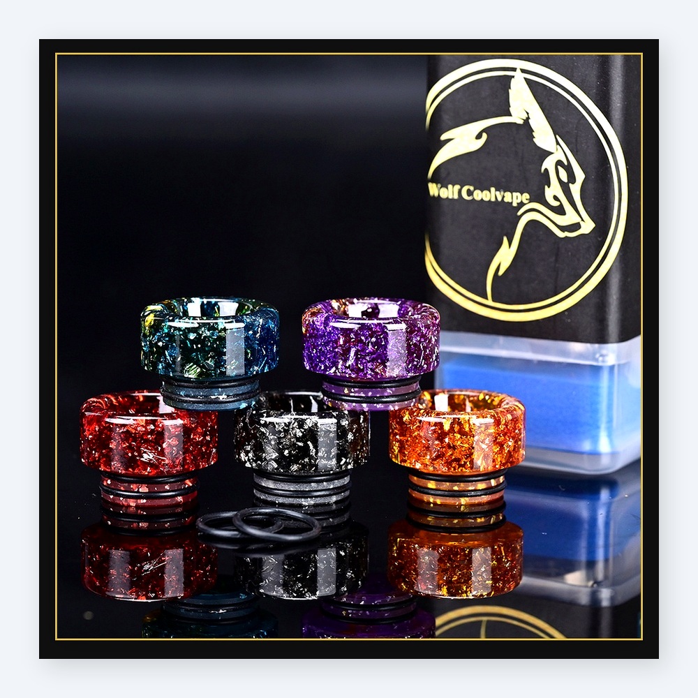 5pcs Wolfcoolvape 810 Drip Tip - Drip Tip Resin recension och pris