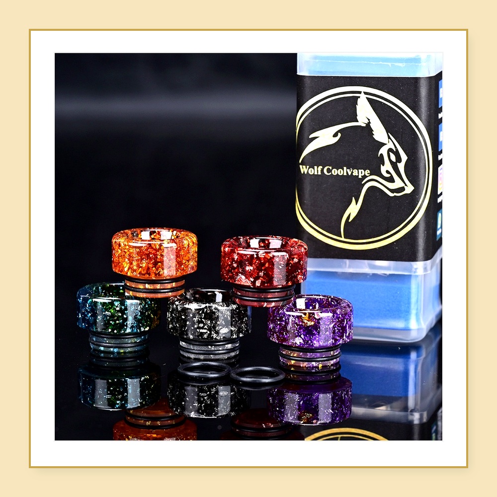 5pcs Wolfcoolvape 810 Drip Tip - Drip Tip Resin recension och pris