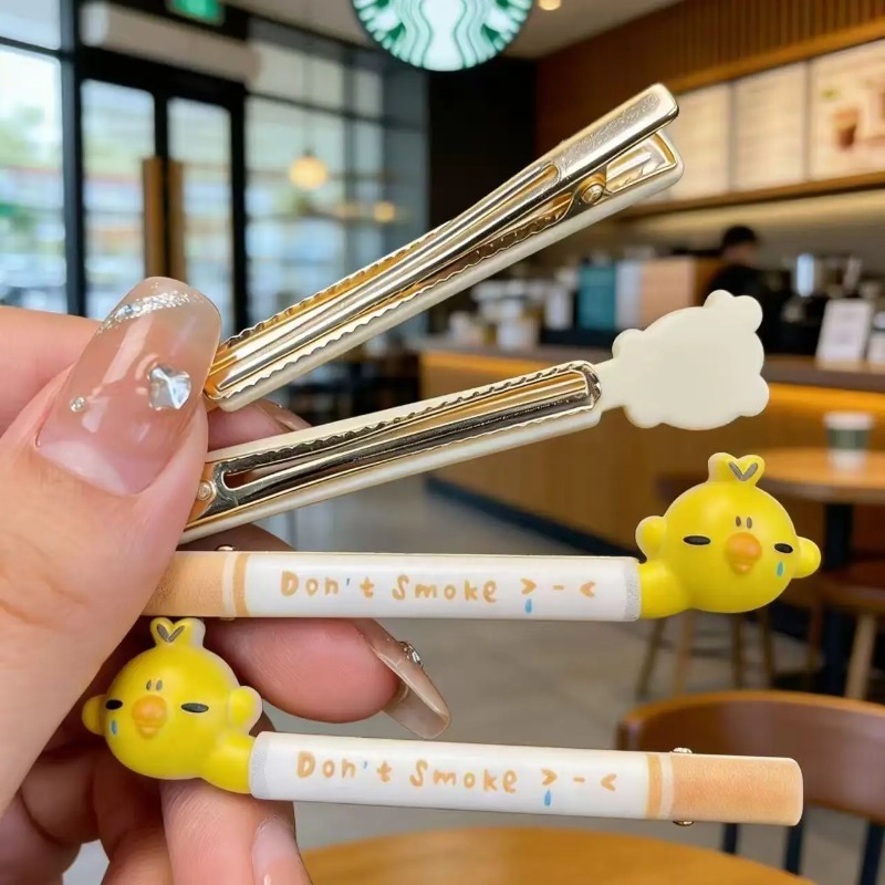 Crying Chick Hair Clips Cartoo - Vape Decoration recension och pris