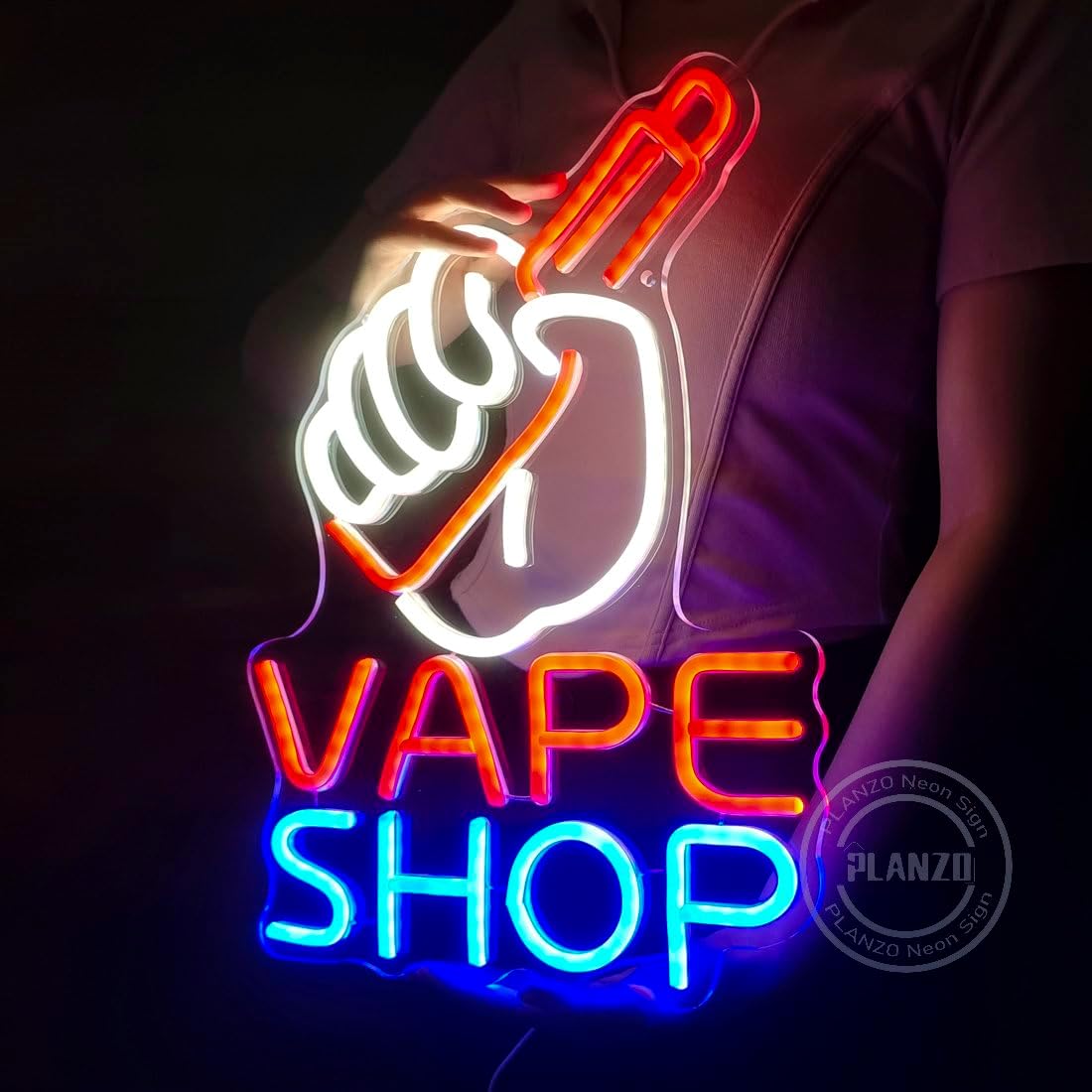 VAPE Shop Neon Sign for Smoke  - Vaping Shop recension och pris