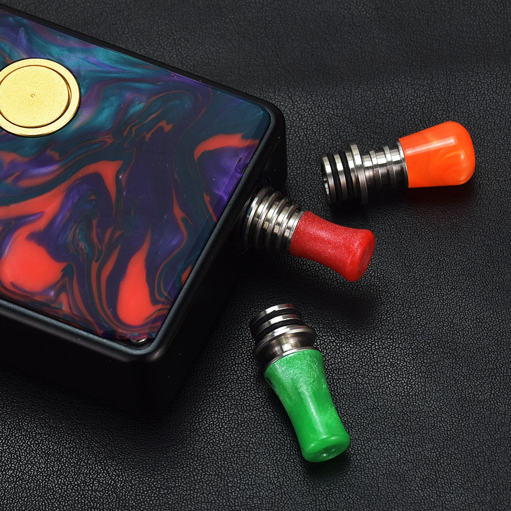 WOLFCOOLVAPE design rda tank a - Drip Tip Resin recension och pris