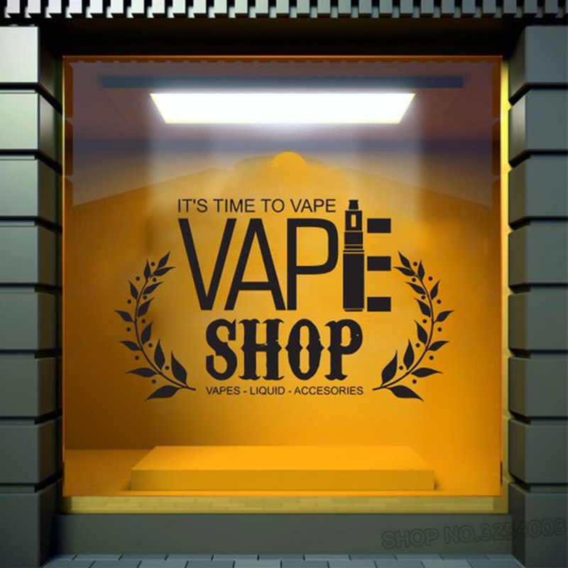 Vape Shop Words Wall Decal Win - Vaping Store recension och pris