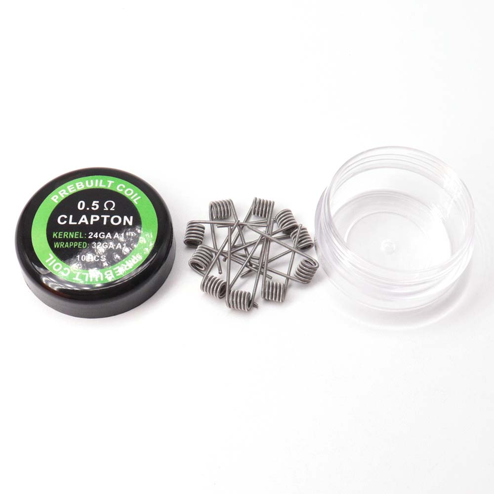 10pcs Electronic Cigarette Vap - Clapton Wire Pre Built recension och pris