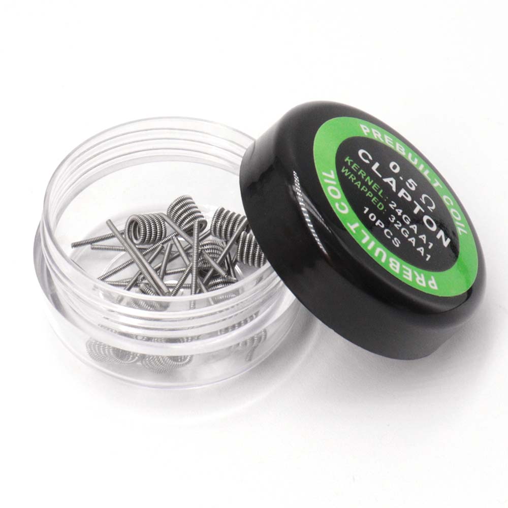 10pcs Electronic Cigarette Vap - Clapton Wire Pre Built recension och pris