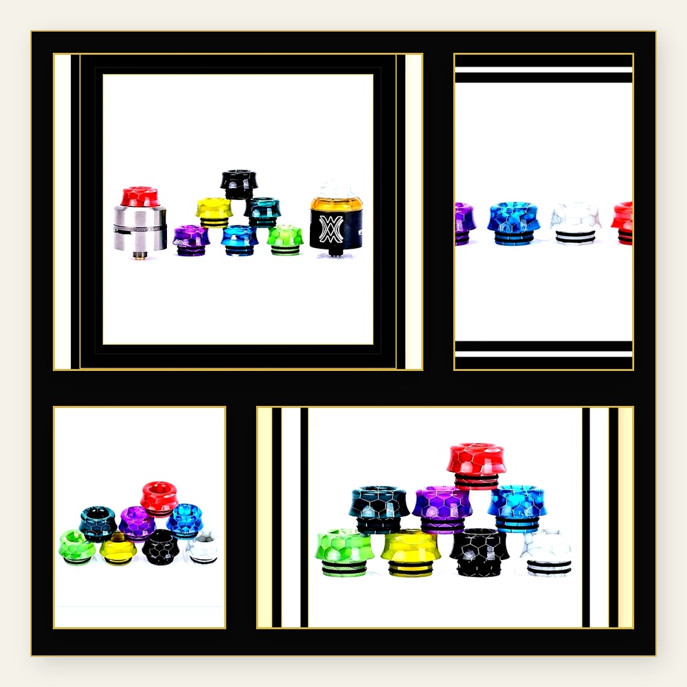 Wolfcool 810 Drip Tip Set – 8  - Drip Tip Resin recension och pris