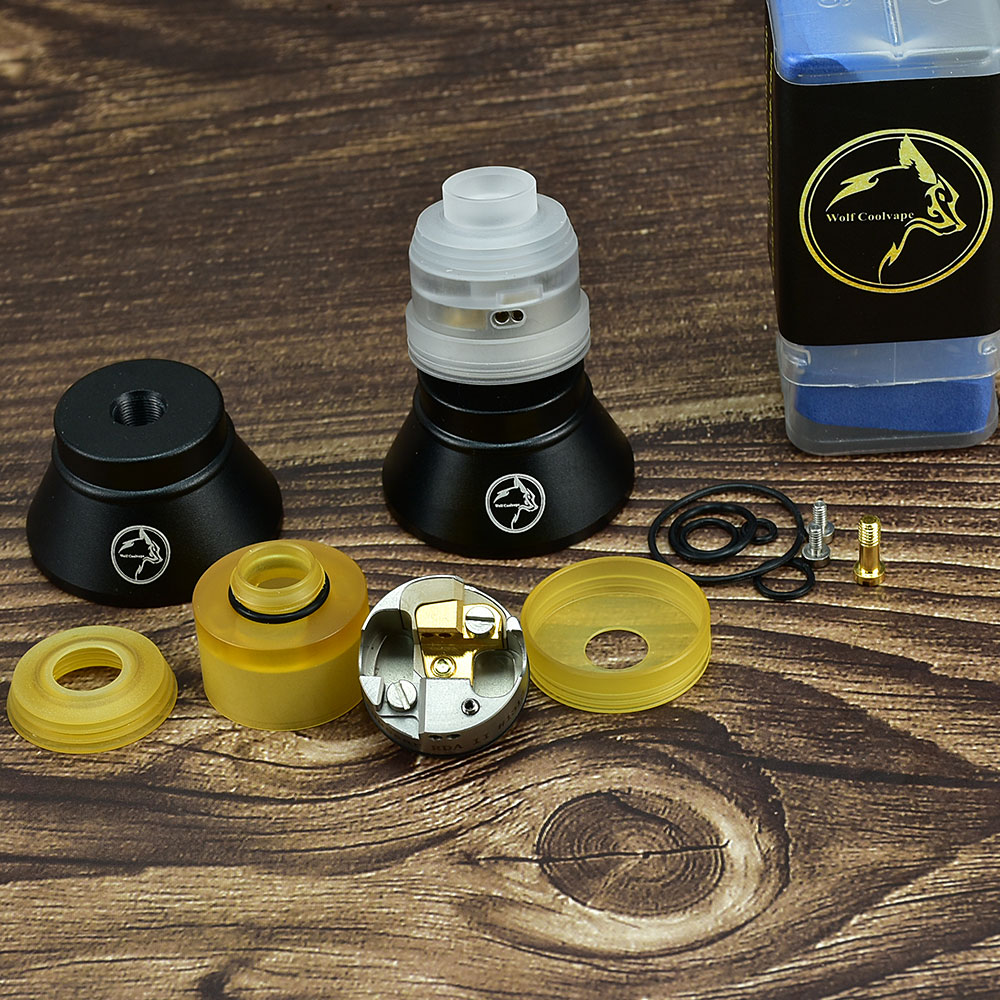 Wolfcoolvape Hussar V2 RDA Tan - Rda Atomizer Deck recension och pris